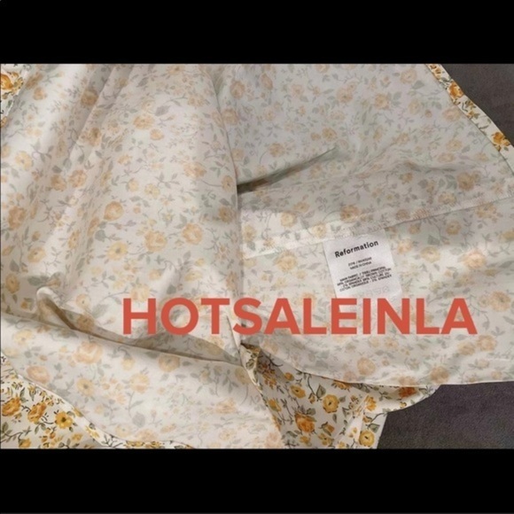 Reformation Michaela Dress in Lima *NEW* - Picture 6 of 6